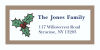 Twig Mistletoe Christmas Address Labels 2